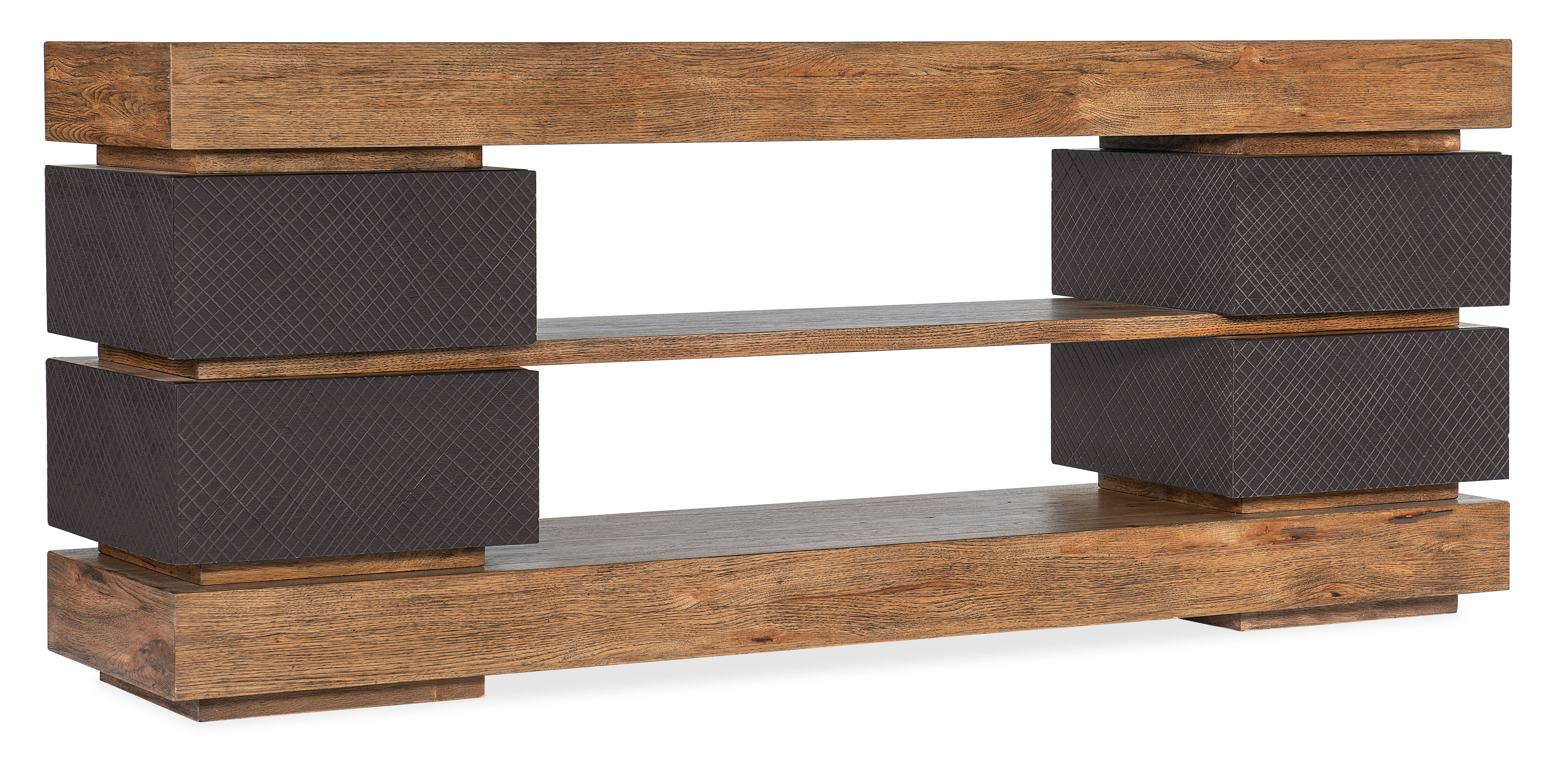 Hooker Furniture Big Sky Entertainment Console in Gray
