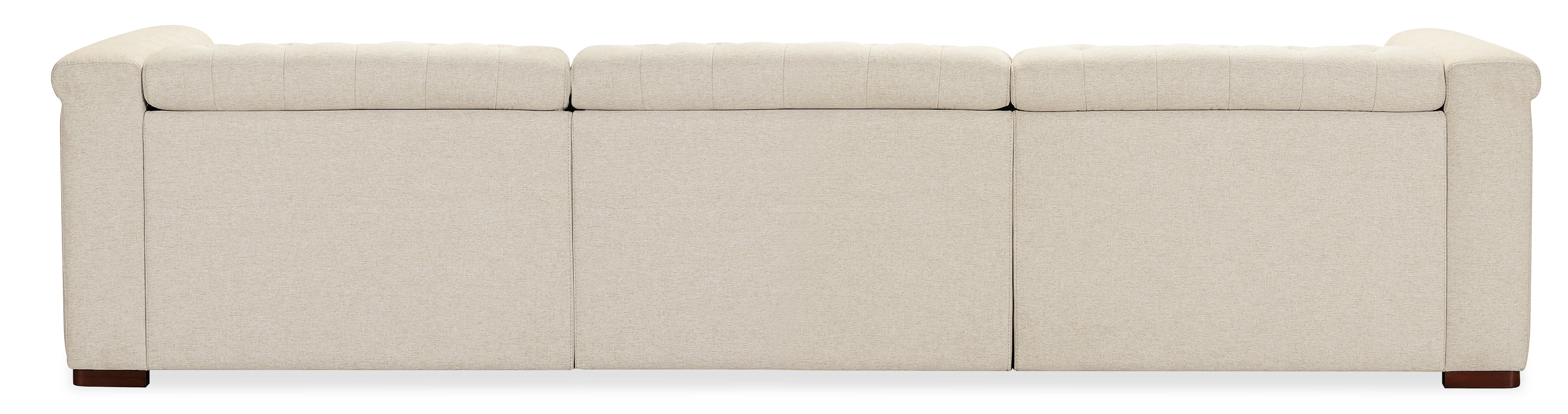Hooker Furniture Savion Deux 3 Seat Sofa with Two Power Recliners and Three Power Headrests in Beige