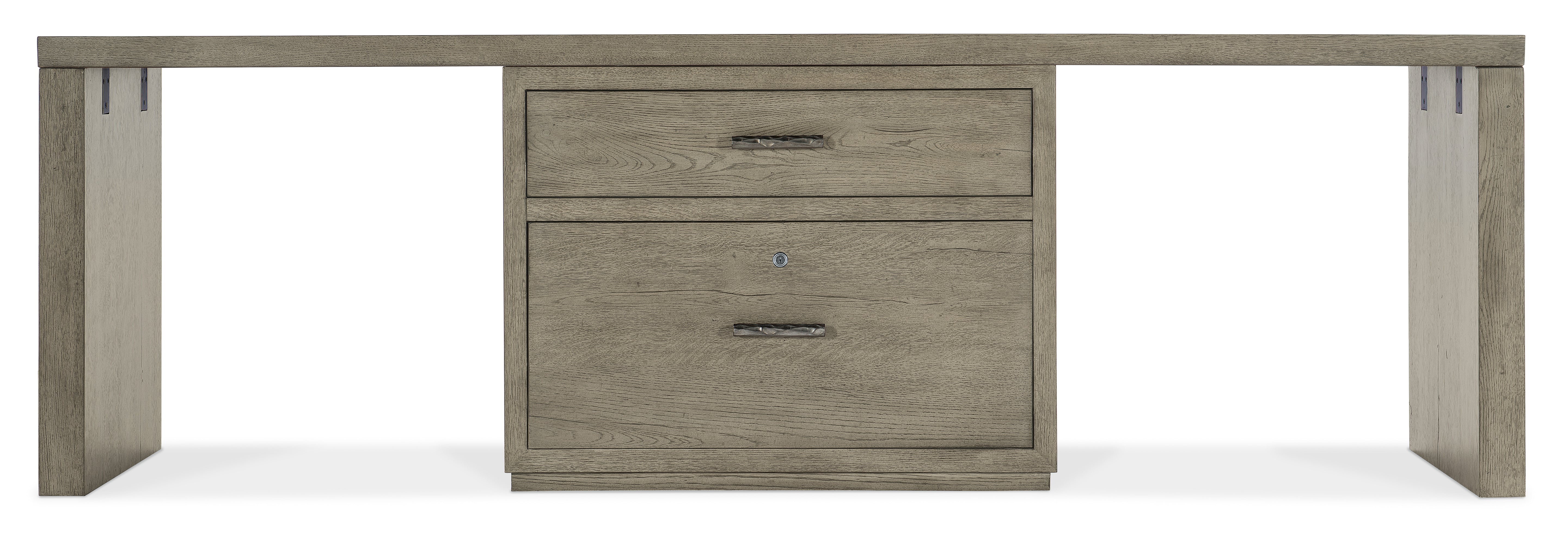 Hooker Furniture Linville Falls 96" Desk with Centered Lateral File