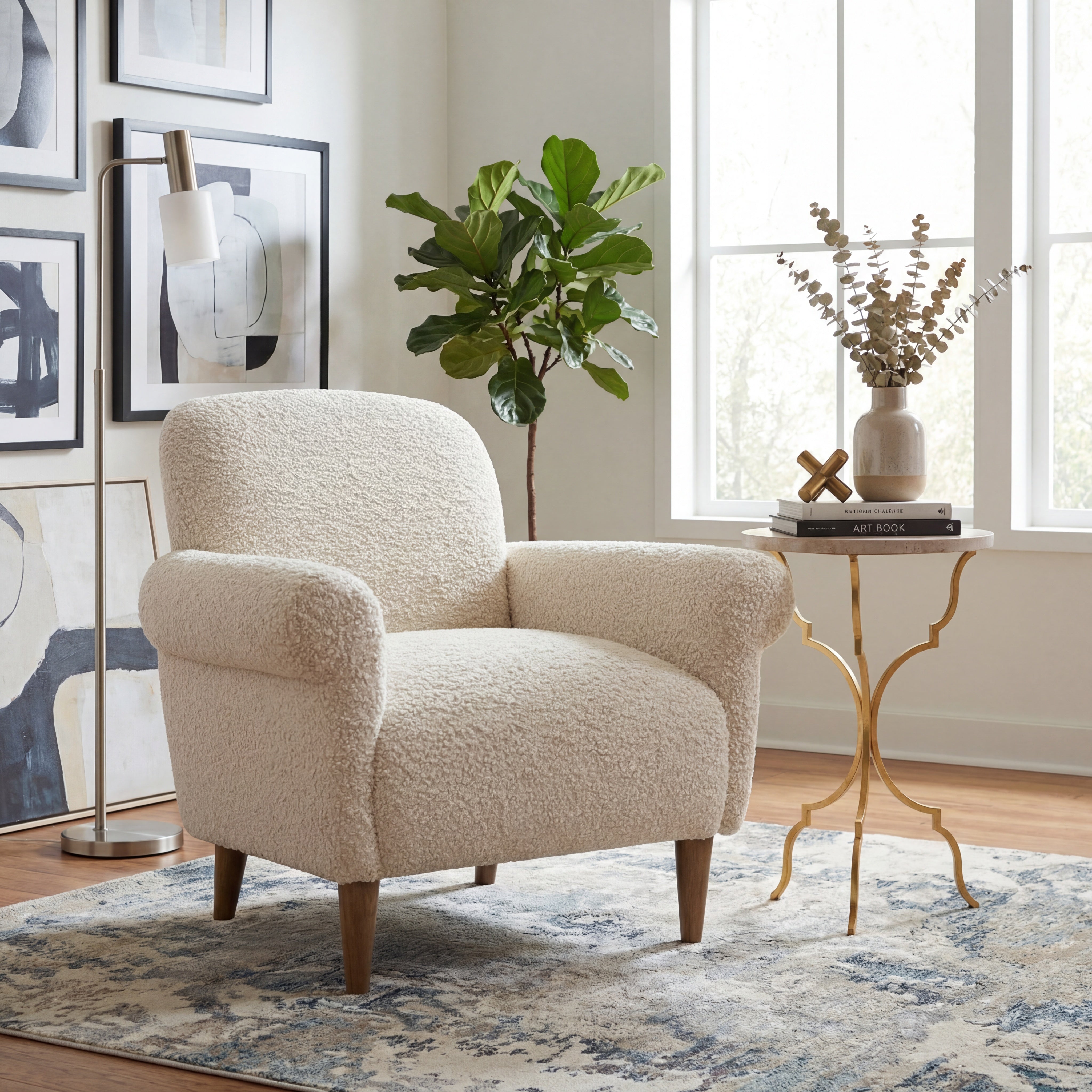 Hooker Furniture Leesa Accent Chair in Beige