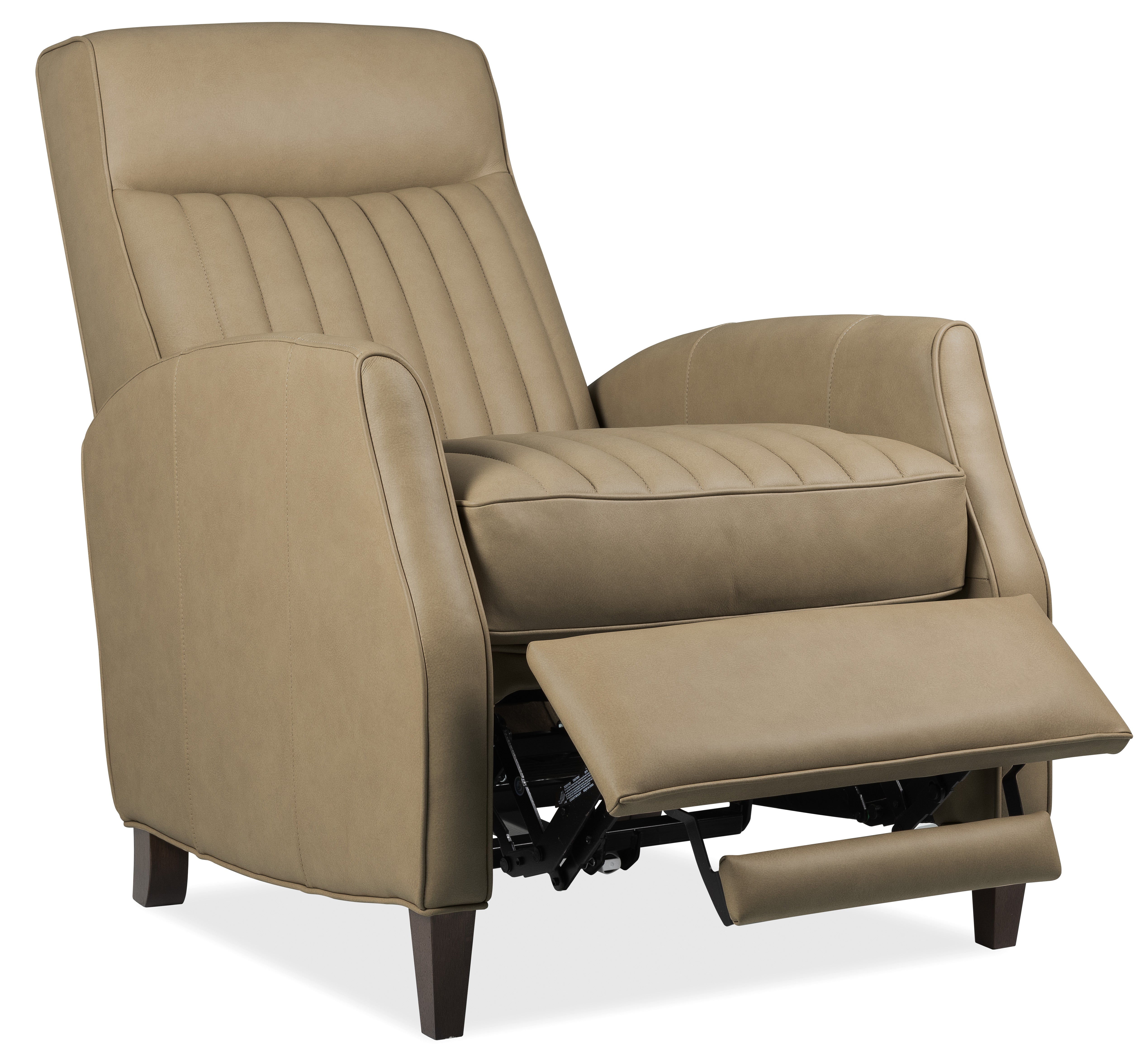 Hooker Furniture Denver Push Back Recliner in Beige