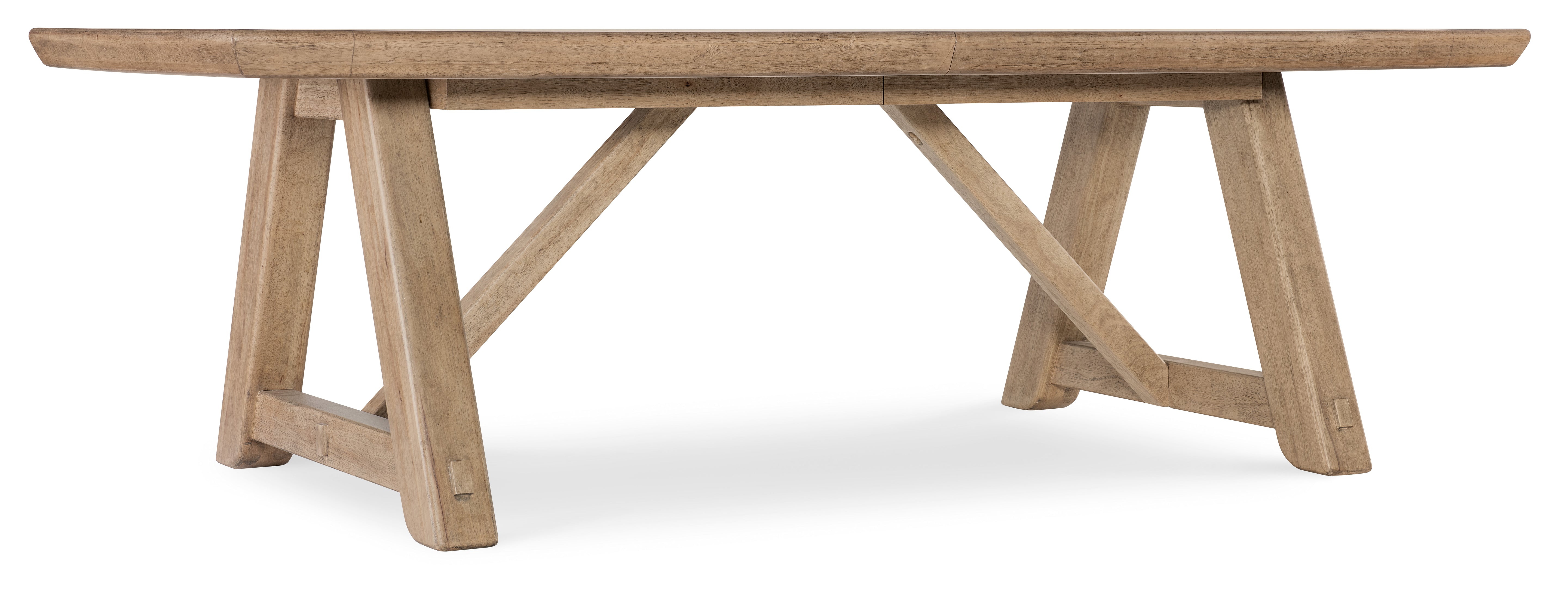 Hooker Furniture Vineyard Row Rectangle Dining Table with Two 20-inch Leaves