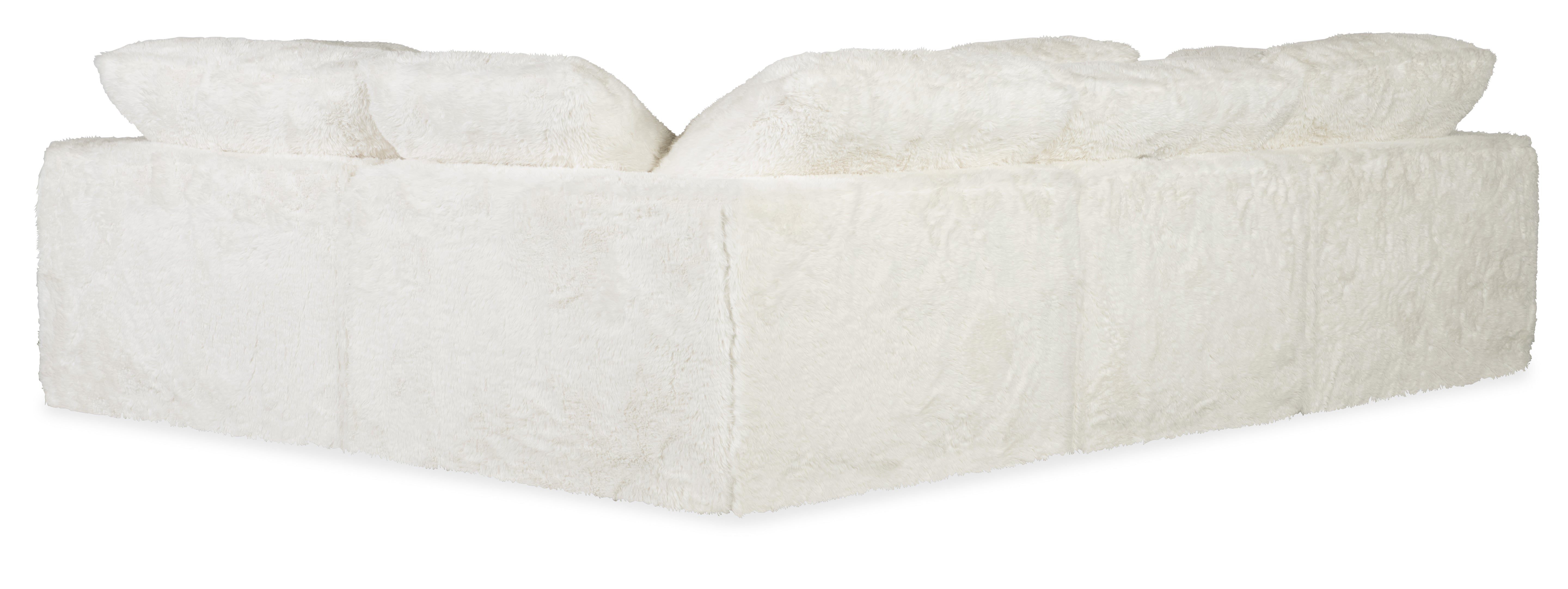 Hooker Furniture Barefoot 4-Seat Sectional in White